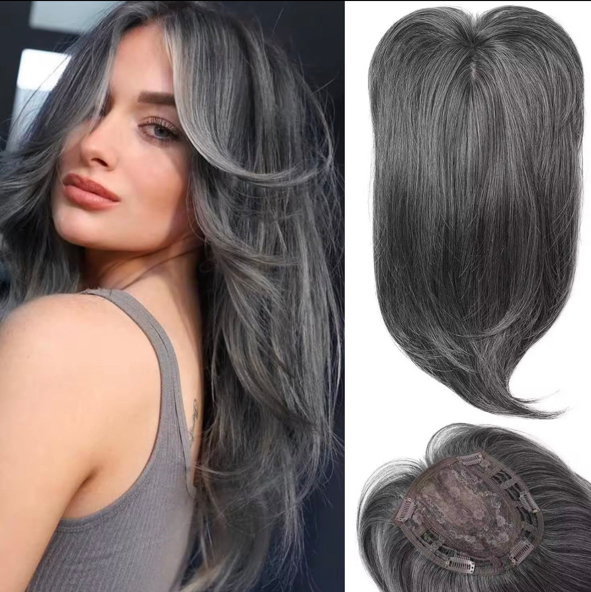 18 inch synthetic hair toppers