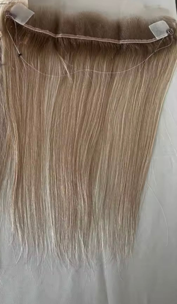 16 inch lace frontal hair topper
