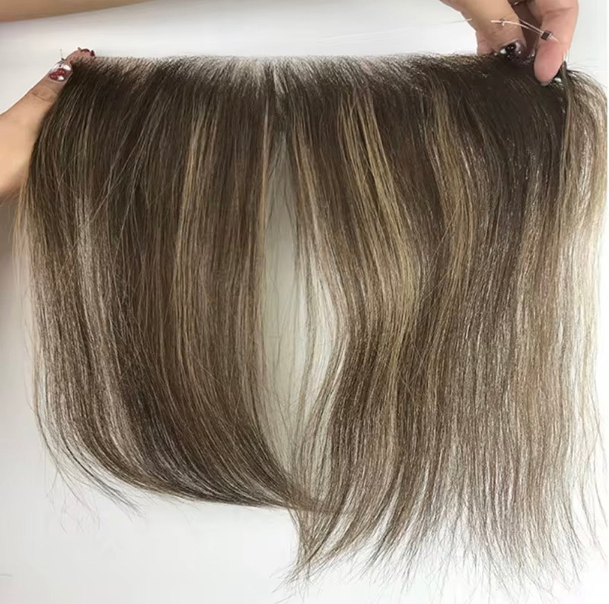 16 inch lace frontal hair topper