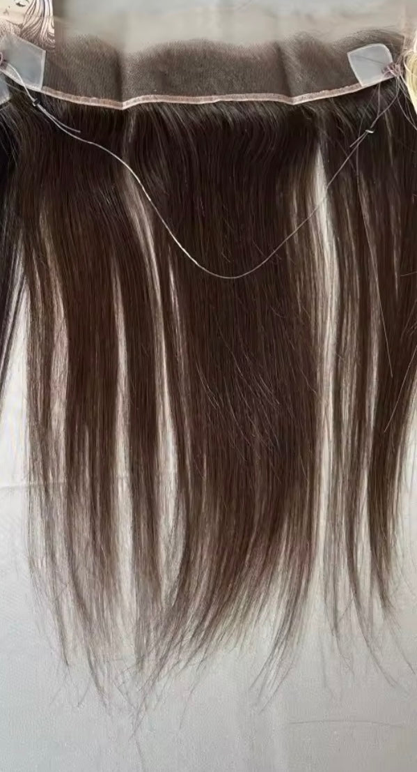 16 inch lace frontal hair topper