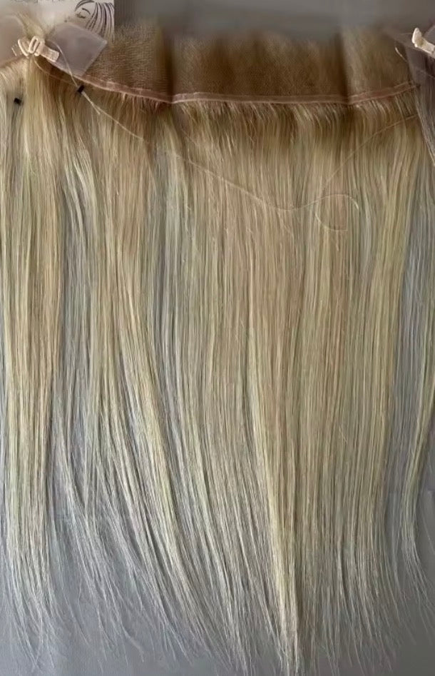 16 inch lace frontal hair topper