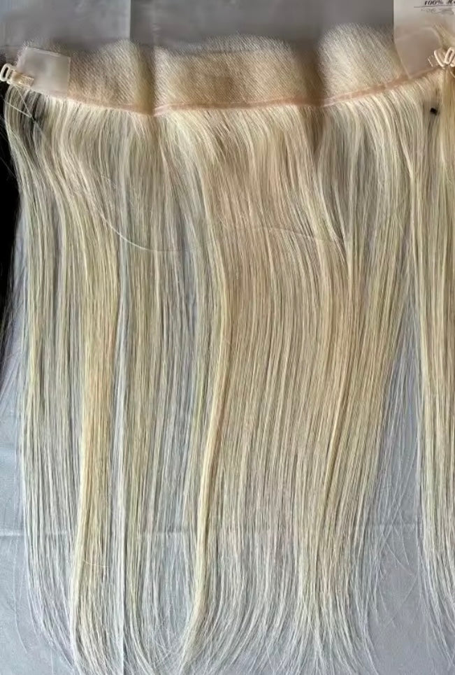 16 inch lace frontal hair topper