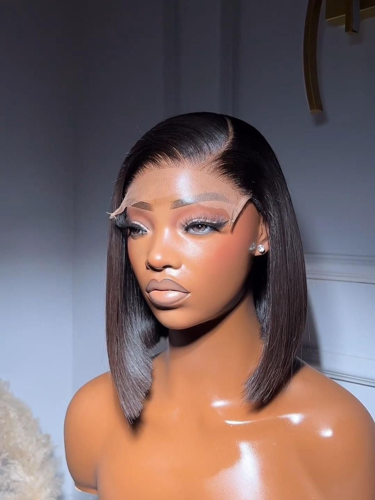 Bob 5x5 closure 14inch hd lace wig